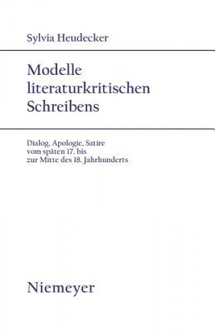 Carte Modelle literaturkritischen Schreibens Sylvia Heudecker