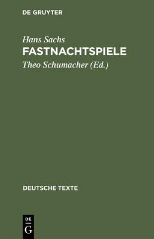 Kniha Fastnachtspiele Theo Schumacher