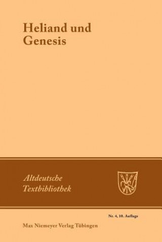 Książka Heliand und Genesis Otto Behaghel