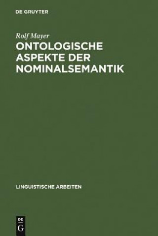 Carte Ontologische Aspekte Der Nominalsemantik Rolf Mayer