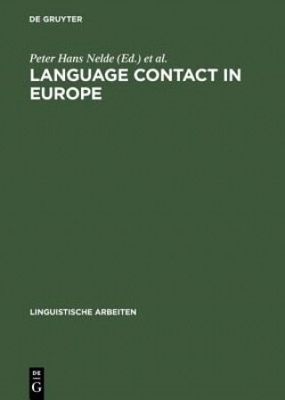 Carte Language contact in Europe Peter Hans Nelde