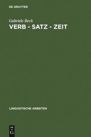 Book Verb - Satz - Zeit Gabriele Beck