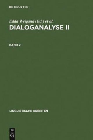 Knjiga Dialoganalyse II Franz Hundsnurscher