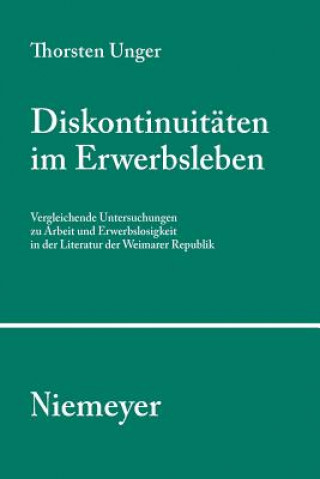 Kniha Diskontinuitaten im Erwerbsleben Thorsten Unger