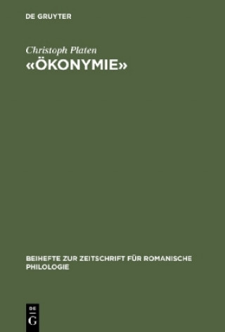 Książka "OEkonymie" Christoph Platen