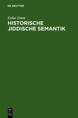 Kniha Historische jiddische Semantik Erika Timm