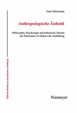 Livre Anthropologische AEsthetik Ernst Stöckmann