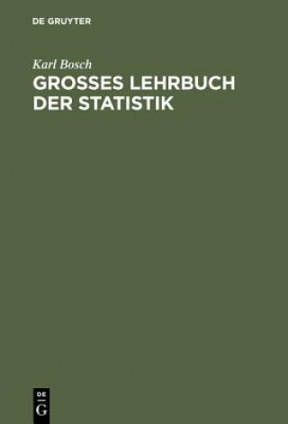 Książka Grosses Lehrbuch der Statistik Karl Bosch