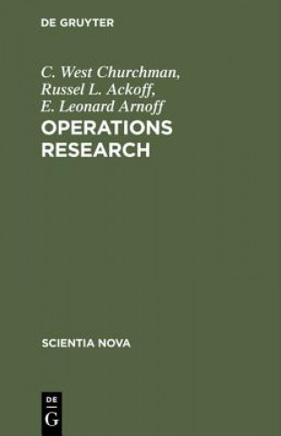Knjiga Operations Research C. West Churchman