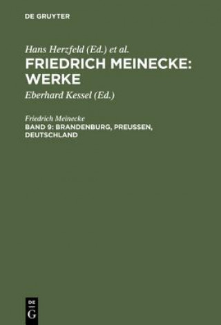 Carte Brandenburg, Preussen, Deutschland Hans Herzfeld