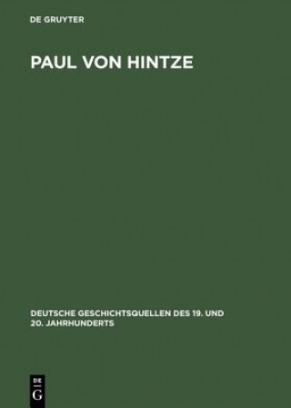 Buch Paul von Hintze Paul Von Hintze