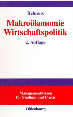 Kniha Makrooekonomie - Wirtschaftspolitik Christian-Uwe Behrens