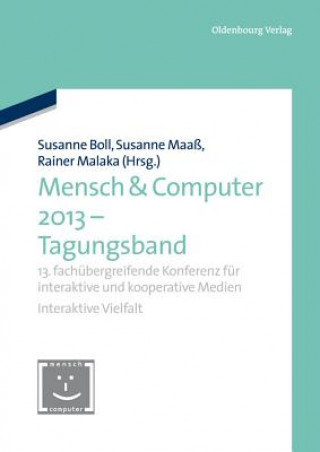 Kniha Mensch & Computer 2013 - Tagungsband Susanne Boll
