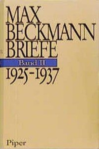 Boek Briefe. 1925 - 1937 Max Beckmann