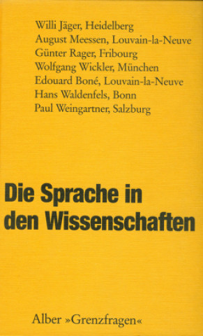 Kniha Die Sprache in den Wissenschaften Paul Weingartner