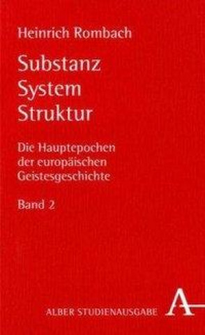 Книга Die Hauptepochen der europäischen Geistesgeschichte Band 2. Substanz, System, Struktur Heinrich Rombach