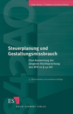 Книга Steuerplanung und Gestaltungsmißbrauch Gerd Rose
