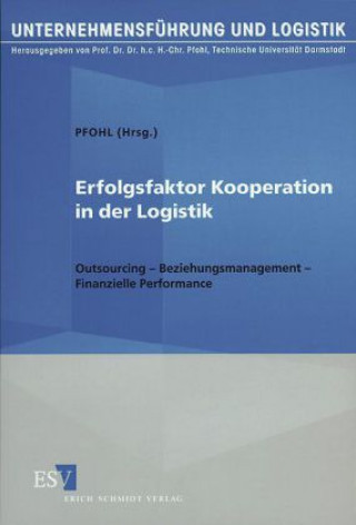 Книга Erfolgsfaktor Kooperation in der Logistik Hans-Christian Pfohl
