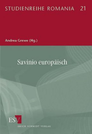 Kniha Savinio europäisch Andrea Grewe