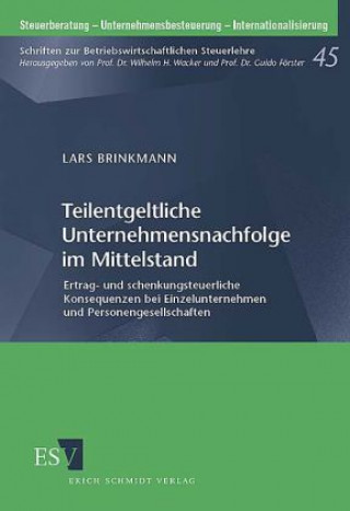 Книга Teilentgeltliche Unternehmensnachfolge im Mittelstand Lars Brinkmann