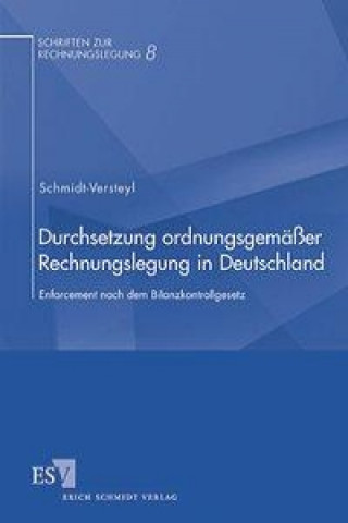 Carte Durchsetzung ordnungsgemäßer Rechnungslegung in Deutschland Michael Schmidt-Versteyl