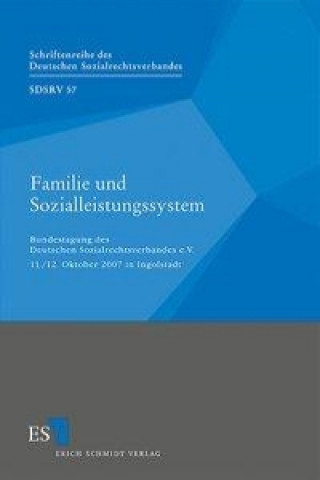 Kniha Familie und Sozialleistungssystem Eberhard Eichenhofer