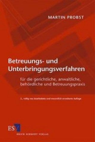 Książka Betreuungs- und Unterbringungsverfahren Martin Probst