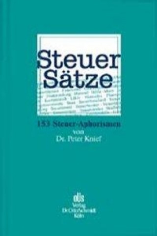 Carte Steuer-Sätze Peter Knief
