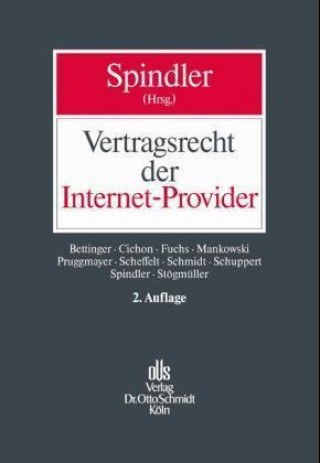 Livre Vertragsrecht der Internet-Provider Gerald Spindler