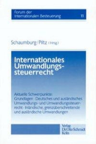 Knjiga Internationales Umwandlungssteuerrecht Harald Schaumburg