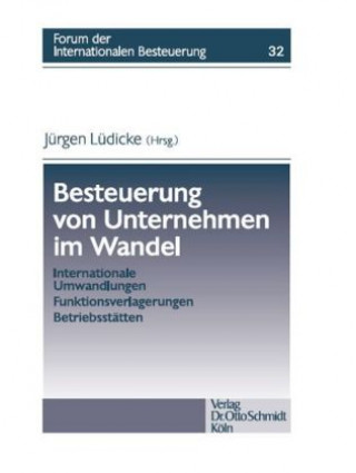 Libro Besteuerung von Unternehmen im Wandel Jürgen Lüdicke