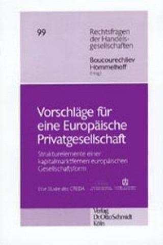 Carte Vorschläge für eine Europäische Privatgesellschaft Jeanne Boucourechliev