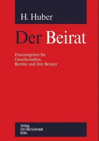 Livre Der Beirat Herwart Huber