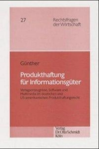 Книга Günther, A: Produkthaftung Andreas Günther