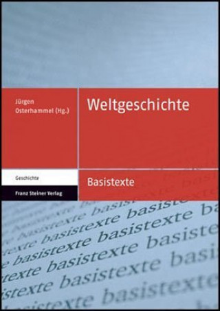 Libro Weltgeschichte Jürgen Osterhammel