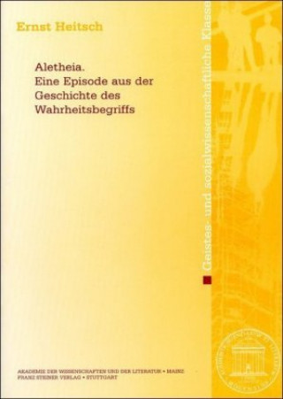 Knjiga Aletheia Ernst Heitsch