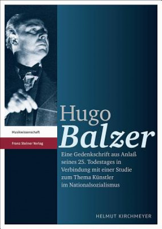Knjiga Hugo Balzer Helmut Kirchmeyer