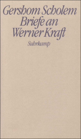 Könyv Briefe an Werner Kraft Werner Kraft