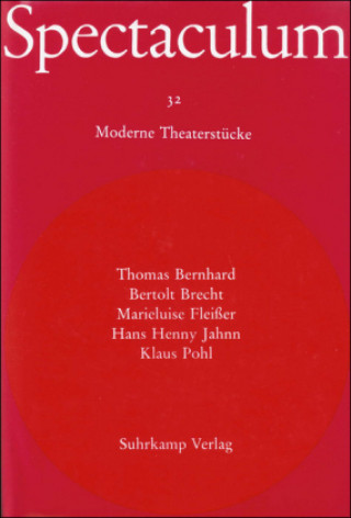 Kniha Spectaculum 32 Thomas Bernhard