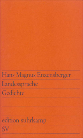 Kniha Landessprache Hans Magnus Enzensberger