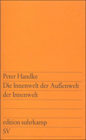 Kniha Die Innenwelt der Außenwelt der Innenwelt Peter Handke