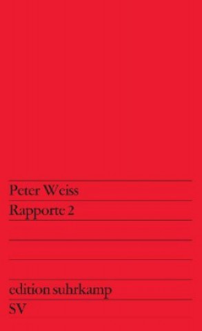 Książka Rapporte 2 Peter Weiss