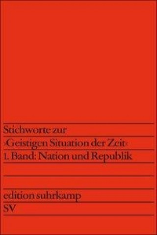 Könyv Stichworte zur Geistigen Situation der Zeit Jürgen Habermas