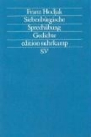Kniha Siebenbürgische Sprechübung Franz Hodjak