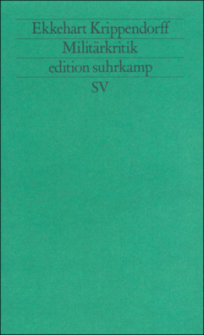 Książka Militärkritik Ekkehart Krippendorff