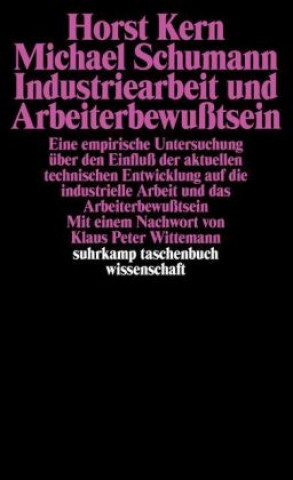 Kniha Industriearbeit und Arbeiterbewußtsein Horst Kern