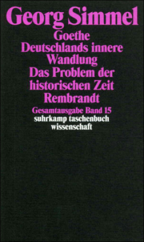 Kniha Goethe (1913). Deutschlands innere Wandlung (1914). Das Problem der historischen Zeit (1916). Rembrandt (1916) Uta Kösser
