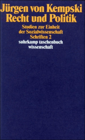 Kniha Schriften II. Recht und Politik Achim Eschbach