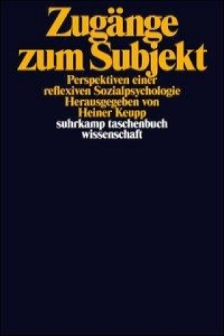 Kniha Zugänge zum Subjekt Heiner Keupp