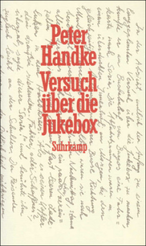 Book Versuch über die Jukebox Peter Handke